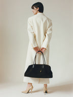 Espresso Suede Club Bag